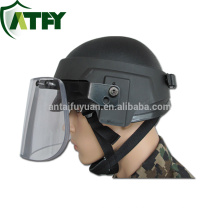 Protetor de cara à prova de balas da viseira do capacete à prova de balas